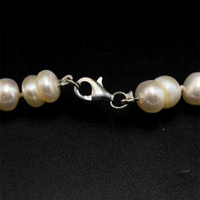 Natural Freshwater Pearl 8mm Cream Button Shape Necklace 19’’ Premium Necklace for Confidence and Balance - Necklace