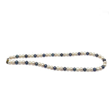 Natural Freshwater Pearl 8mm White Pink Grey Ringed 18.2’’ Charming Necklace for Creativity and Emotional Balance