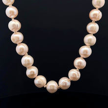 Natural Freshwater Pearl 9mm Cream Ringed Necklace 19’’ Everyday Wear Necklace for Inner Harmony and Balance - Necklace