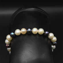 Freshwater Pearl Bracelet Cool White Color Button Shape June Birthstone Jewelry Sophistication with Gentle Feminine Peaceful Energy