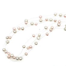 Freshwater Pearl Minimal Plain Round Smooth June Birthstone Necklace Jewelry - Necklace