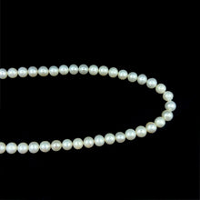 Classic White Plain Pearl June Birthstone Jewelry Necklace