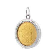 Tri-Dhatu Ganesh Lakshmi Pendant – Handcrafted Hindu Religious Talisman in Gold Silver & Copper for Prosperity Wisdom &