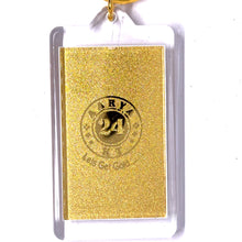 Ganesh Laser Engraved Keychain 24k Gold Foil Auspicious Gift for Protection & Success - Keychain
