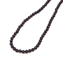 Garnet Natural Handmade Ball Plain Gemstone Beaded 28.8” Necklace Jewelry - Necklace