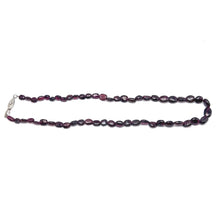 Garnet Natural Handmade Plain Smooth Nugget Gemstone Beaded 15.7’’ Necklace Jewelry - Necklace
