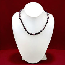 Garnet Natural Handmade Plain Smooth Nugget Gemstone Beaded 15.7’’ Necklace Jewelry - Necklace