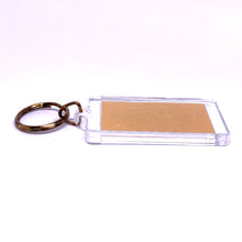 Goddess Lakshmi 24K Gold Foil Keychain Keyring Divine Blessing for Wealth & Fortune - Keychain