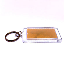 Goddess Saraswati Double-Sided 24K Gold Foil Keychain Engraved Wisdom & Spiritual Gift - Keychain