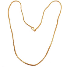 Snake Chain Gold Plated Necklace Jewelry - Necklace