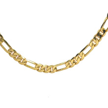 Gold Plated Chain Classic Figaro Style Necklace Jewelry - Necklace