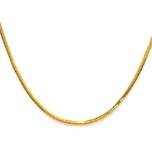 Chain Gold Plated Snake Inspired Fashion Necklace Jewelry - Necklace