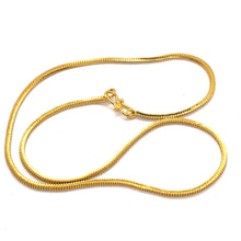 Chain Gold Plated Snake Inspired Fashion Necklace Jewelry - Necklace