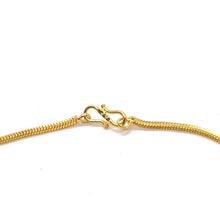 Chain Gold Plated Snake Inspired Fashion Necklace Jewelry - Necklace