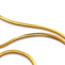 Chain Gold Plated Snake Inspired Fashion Necklace Jewelry - Necklace