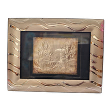 Handcrafted 999 Silver Ganesh Laxmi Frame | Religious Auspicious Decor Gift - Frame