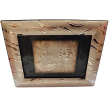 Handcrafted 999 Silver Ganesh Laxmi Frame | Religious Auspicious Decor Gift - Frame