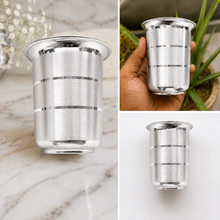 Handcrafted 999 Silver Glass 18 Gram | Traditional Drinkware Tumbler Gift - Glass