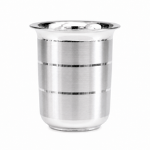 Handcrafted 999 Silver Glass 18 Gram | Traditional Drinkware Tumbler Gift - Glass