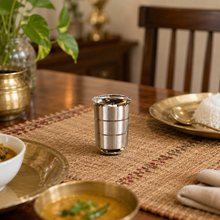Handcrafted 999 Silver Glass 18 Gram | Traditional Drinkware Tumbler Gift - Glass