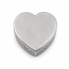 Handcrafted 999 Silver Heart Box | Luxury Keepsake Trinket Jewelry Gift Case - Storage Box