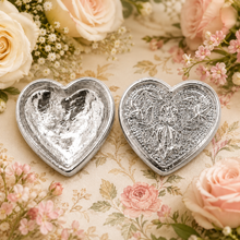 Handcrafted 999 Silver Heart Box | Luxury Keepsake Trinket Jewelry Gift Case - Storage Box