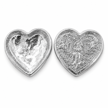 Handcrafted 999 Silver Heart Box | Luxury Keepsake Trinket Jewelry Gift Case - Storage Box