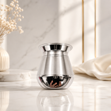 Handcrafted 999 Silver Kalash 45 Gram Tumbler | Traditional Religious Vessel Giftware - Vessel