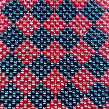 Handcrafted Argyle Pattern Pearl Tie One of a Kind Necktie