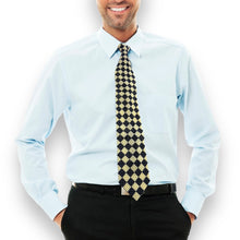 Handcrafted Argyle Pattern Pearl Tie Timeless and Refined