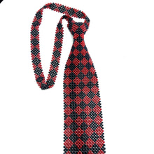 Handcrafted Argyle Pattern Pearl Tie Timeless Unique Collection