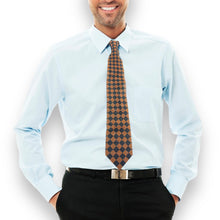 Handcrafted Argyle Pattern Pearl Tie Timeless Unique Necktie