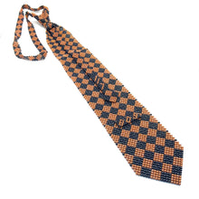 Handcrafted Argyle Pattern Pearl Tie Timeless Unique Necktie