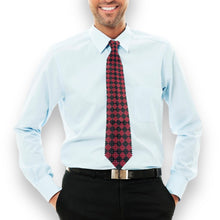 Handcrafted Argyle Pattern Pearl Tie Unique Necktie