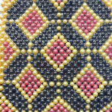 Handcrafted Bead and Reel Pattern Pearl Tie Classic and Elegant