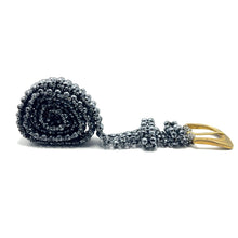 Handcrafted Black Freshwater Pearl Gold Buckle Belt For Him