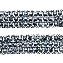 Handcrafted Black Freshwater Pearl Gold Buckle Belt For Him