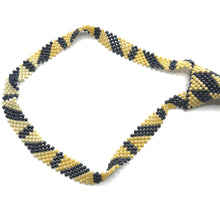 Handcrafted Chevron Pattern Pearl Tie Unique Modern Necktie