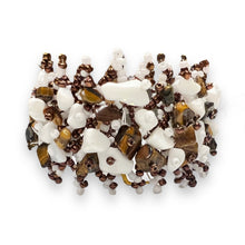 Handmade Bracelet Howlite and Jasper Beaded 7 Inch Hand Jewelry