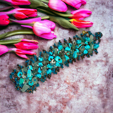 Handmade Bracelet Turquoise Beaded 7 Inch Hand Jewelry