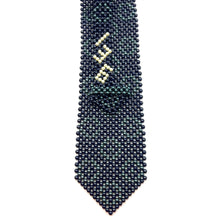 Handcrafted Dark Green Polka Dot Pattern Pearl Tie Playful and Stylish