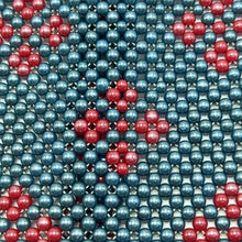 Handcrafted Diamond Pattern Pearl Necktie Elegant and Timeless