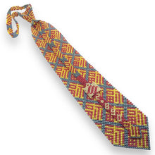 Handcrafted Diamond Pattern Pearl Tie Elegant and Timeless