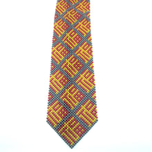 Handcrafted Diamond Pattern Pearl Tie Elegant and Timeless