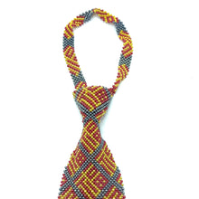 Handcrafted Diamond Pattern Pearl Tie Elegant and Timeless
