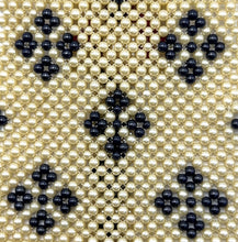Handcrafted Diamond Pattern Pearl Tie Elegant Timeless Necktie