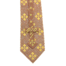 Handcrafted Diamond Pattern Pearl Tie Elegant Timeless Neckwear