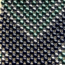 Handcrafted Diamond Square Pattern Pearl Tie Geometric Harmony