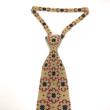 Handcrafted Floral Shaped Pearl Tie Exquisite Botanical Charm