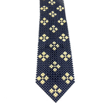 Handcrafted Flower & Diamond Pearl Tie Floral Elegance with a Twist